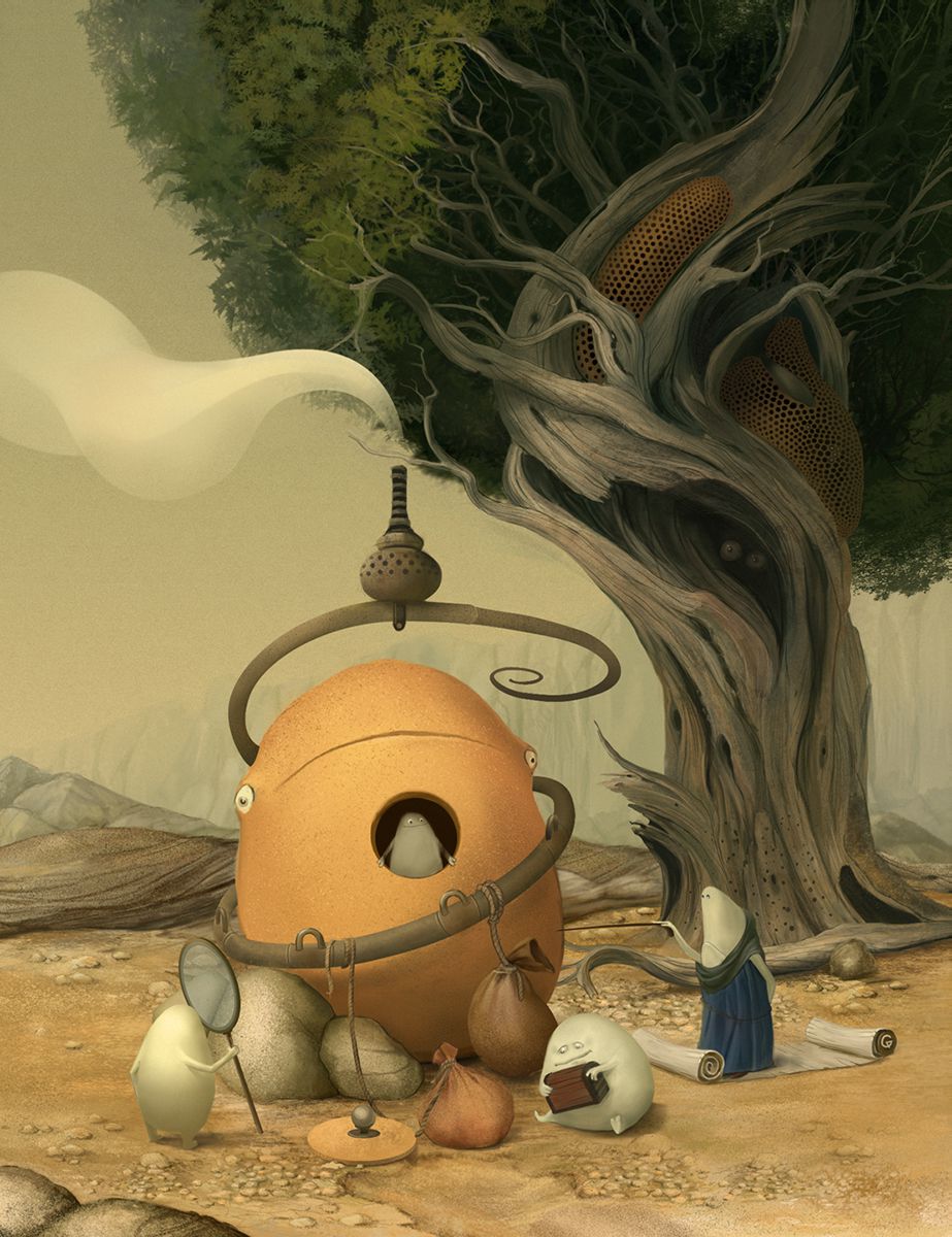 Lovely Book Illustrations By Antanas Gudonis 2