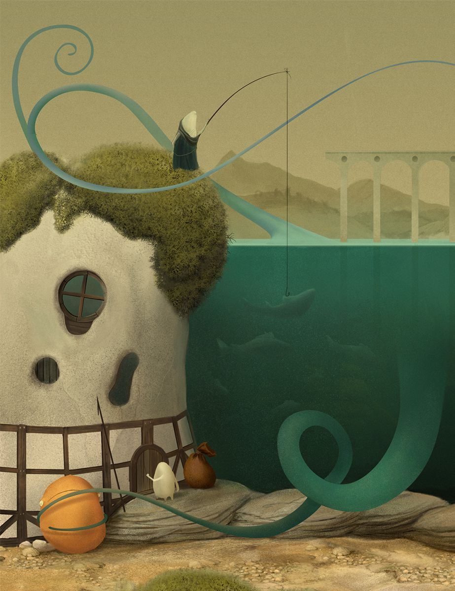 Lovely Book Illustrations By Antanas Gudonis 3