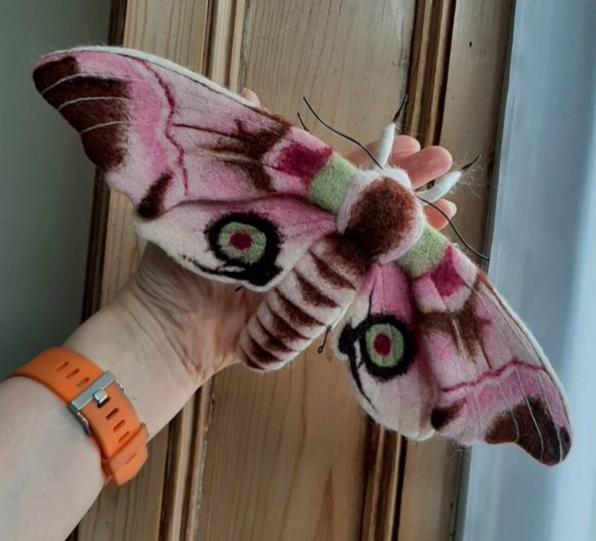 Lovely Realistic Needle Felted Moths By Stella Collins 16