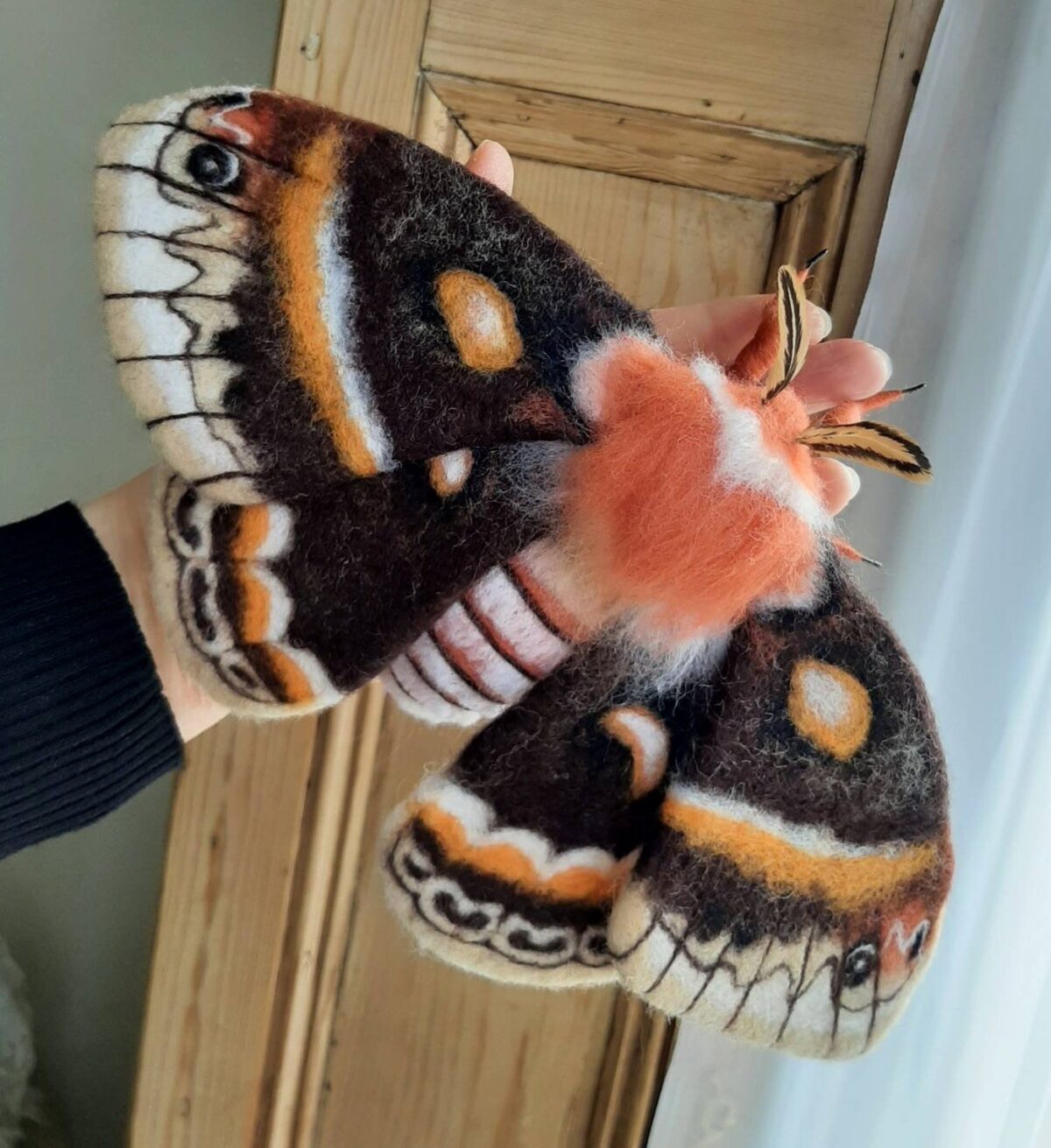 Lovely Realistic Needle Felted Moths By Stella Collins 17