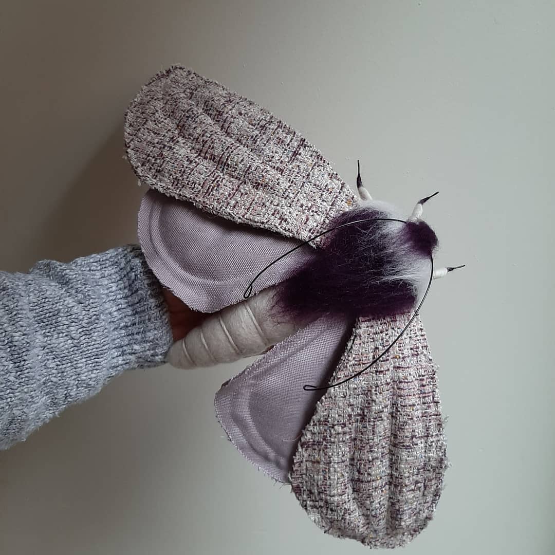Lovely Realistic Needle Felted Moths By Stella Collins 18