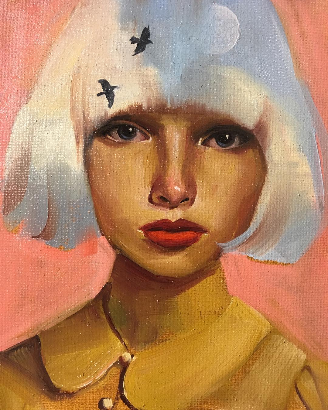 Marvelous Surrealist Portrait Paintings By Aniela Sobieski 4