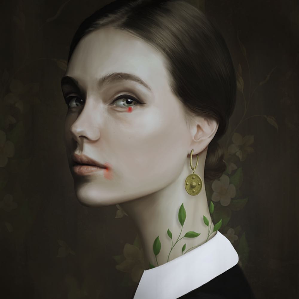 Melancholic And Introspective Female Portraits By Krisztian Tejfel 3