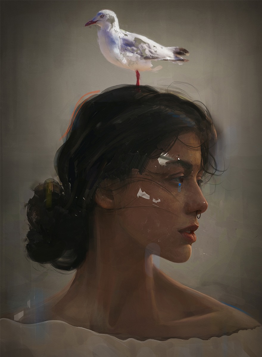 Melancholic And Introspective Female Portraits By Krisztian Tejfel 9