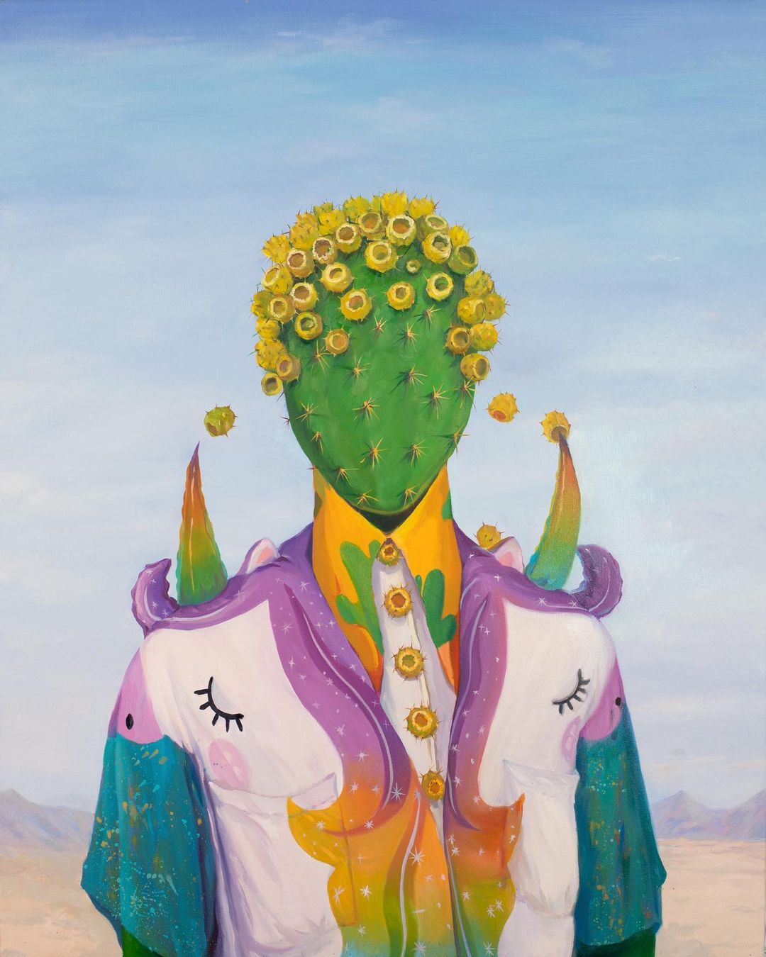 Natural Social Distancing Thoughtful Surrealistic Paintings By Jingyi Wang 11