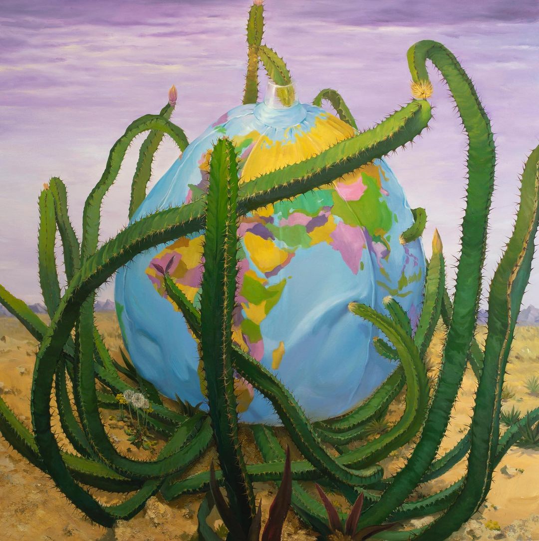 Natural Social Distancing Thoughtful Surrealistic Paintings By Jingyi Wang 3