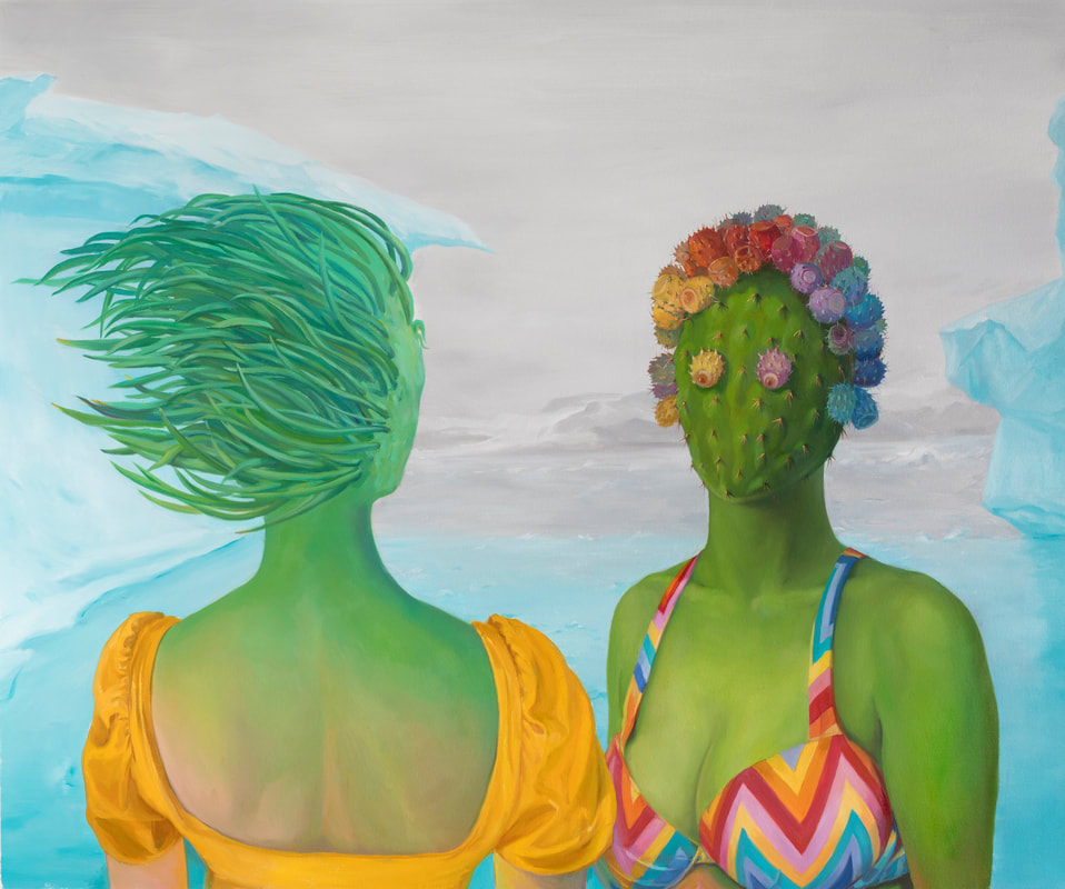 Natural Social Distancing Thoughtful Surrealistic Paintings By Jingyi Wang 5