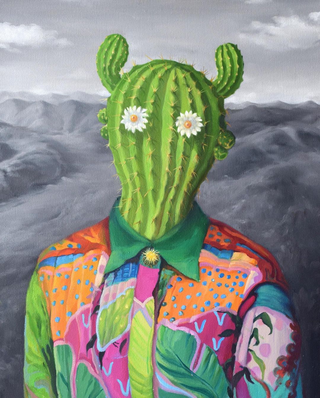 Natural Social Distancing Thoughtful Surrealistic Paintings By Jingyi Wang 7