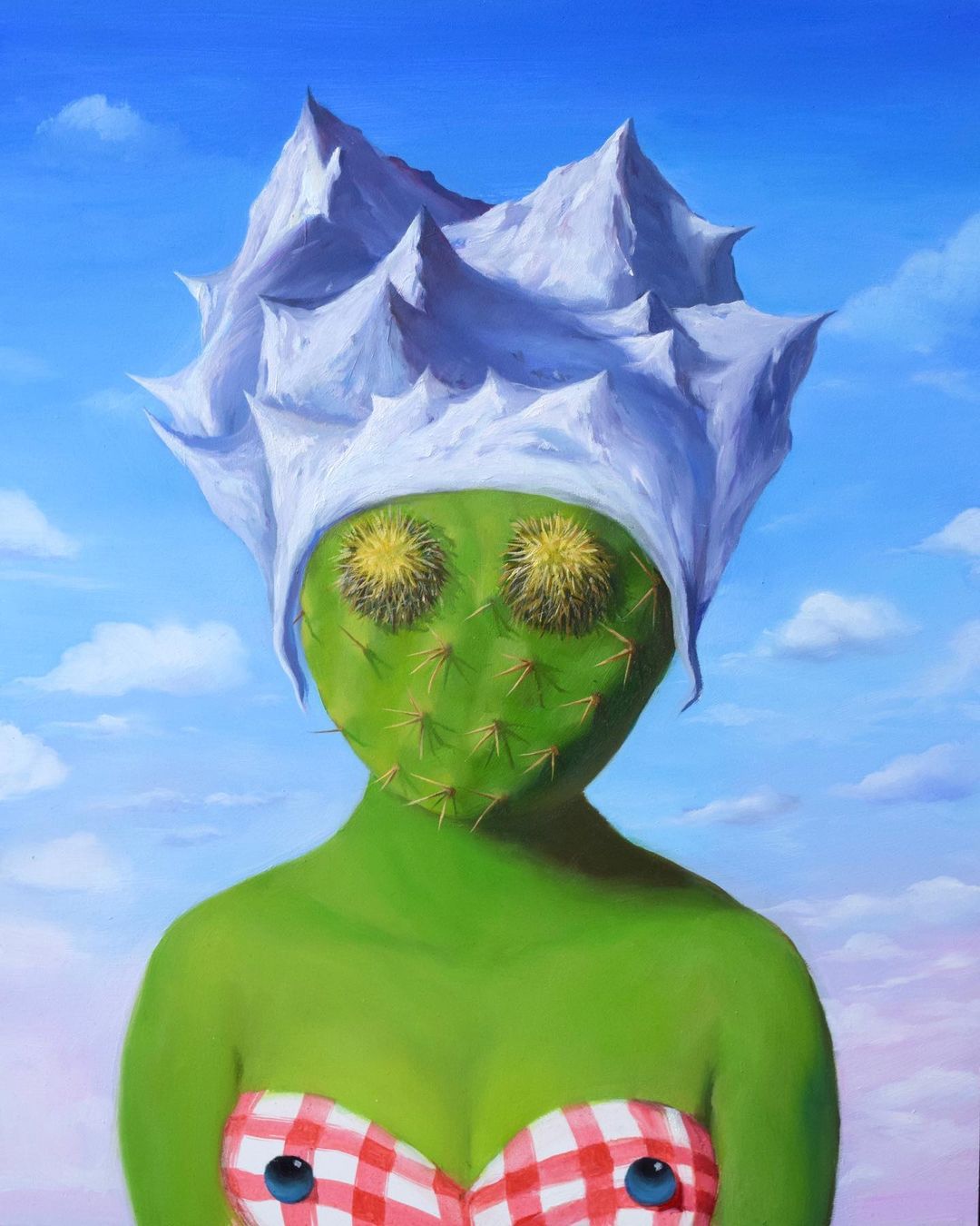 Natural Social Distancing Thoughtful Surrealistic Paintings By Jingyi Wang 8