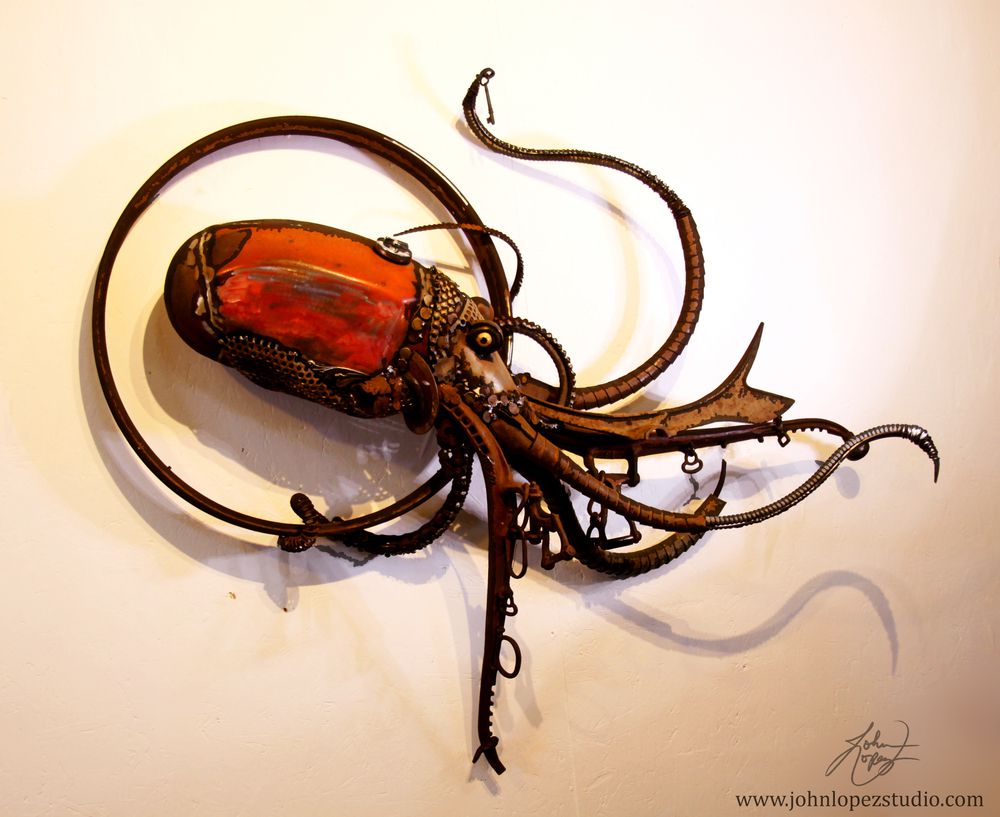 Scrap Metal Turned Into Extraordinary Sculptures By John Lopez 19