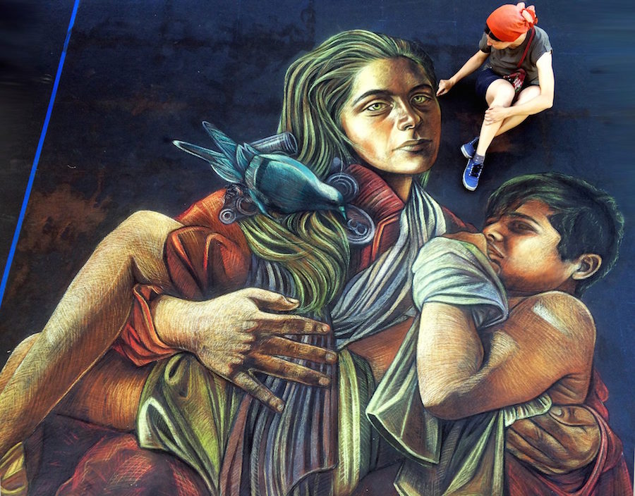 The Impressive Anamorphic Street Painting Of Vera Bugati 11