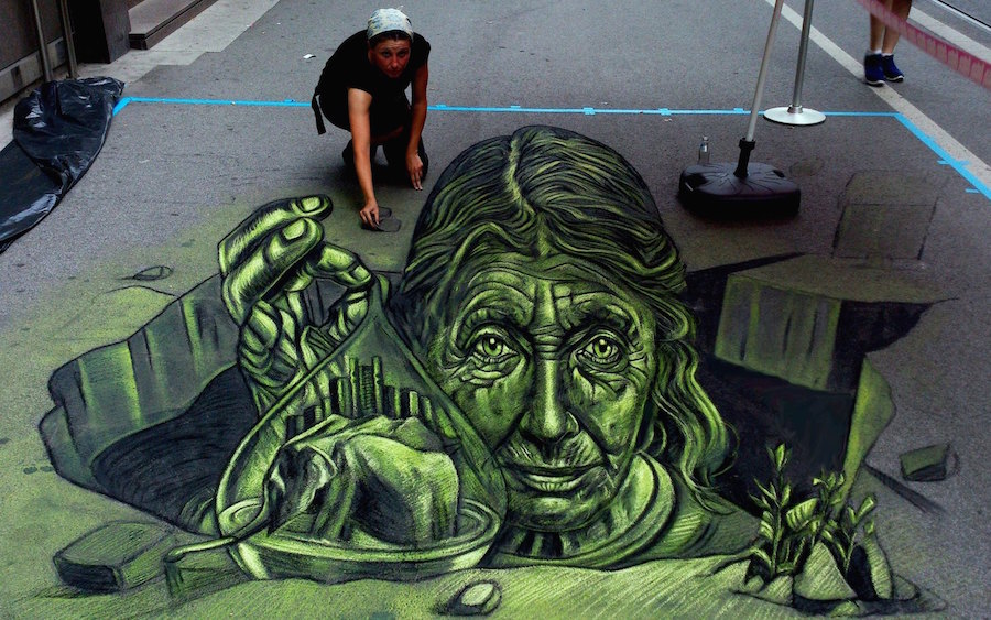 The Impressive Anamorphic Street Painting Of Vera Bugati 14