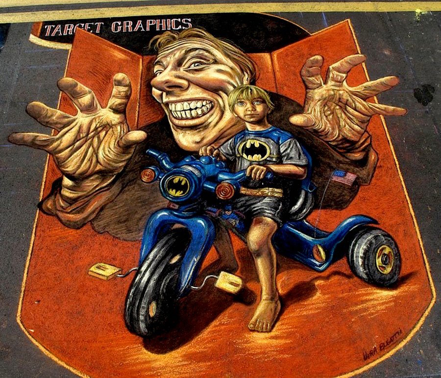 The Impressive Anamorphic Street Painting Of Vera Bugati 17