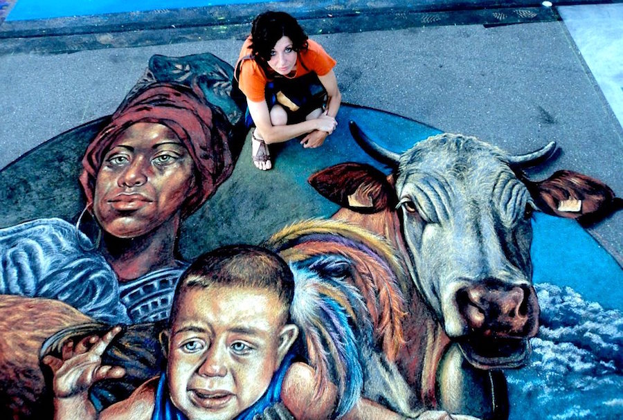 The Impressive Anamorphic Street Painting Of Vera Bugati 20