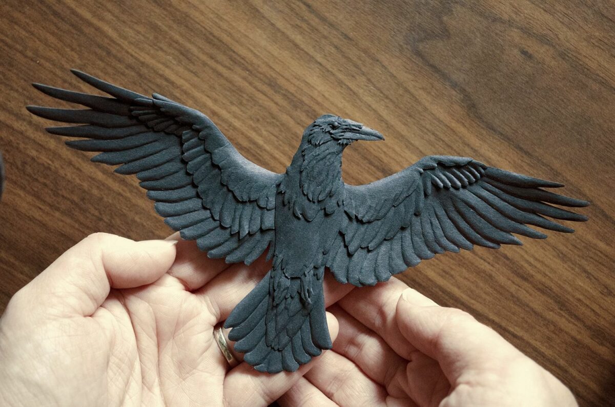 Wildlife In Paper Striking Paper Cut Sculptures By Tiffany Miller Russell 4