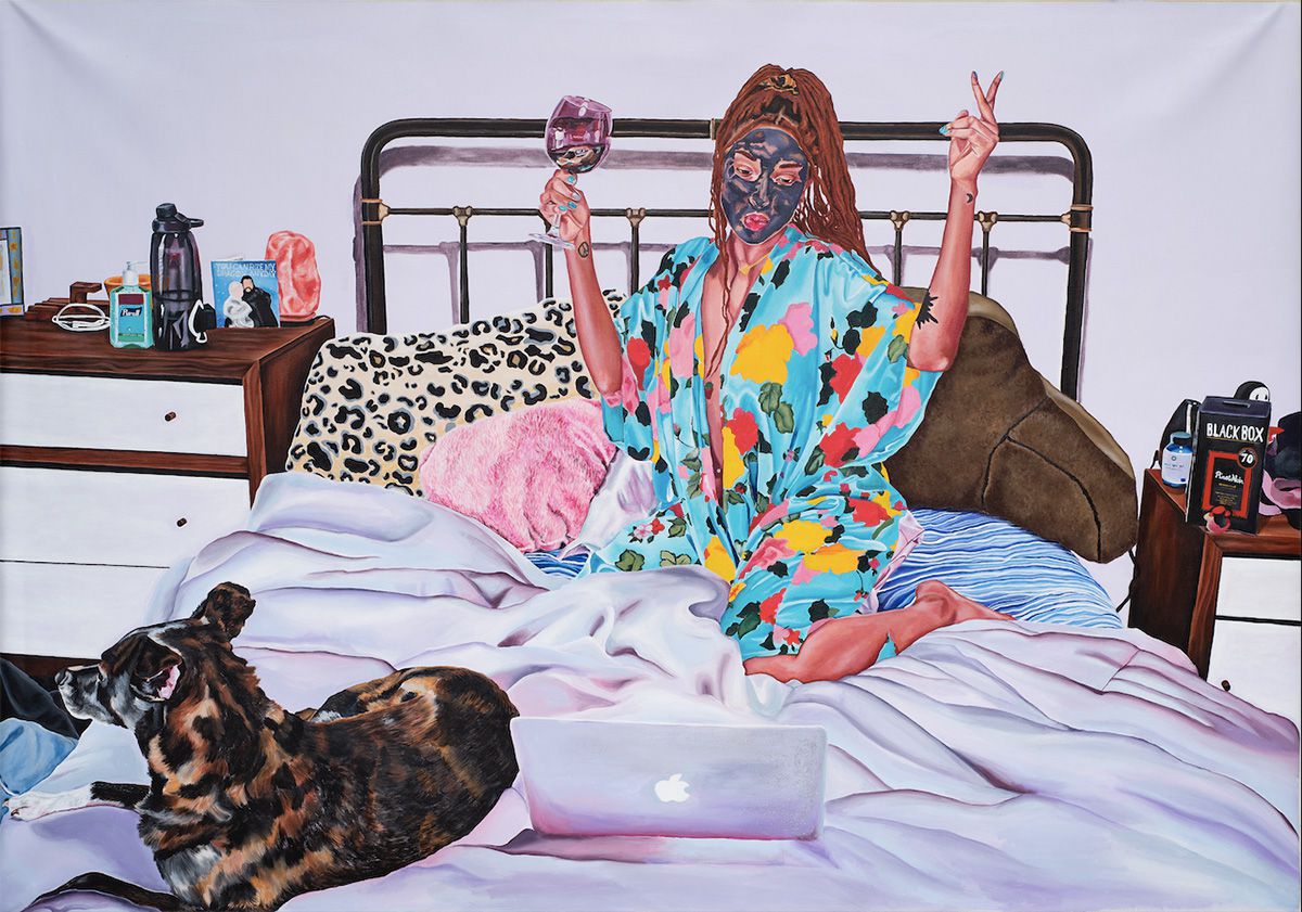 Black Womanhood Enchanting Paintings By Ariel Dannielle 2