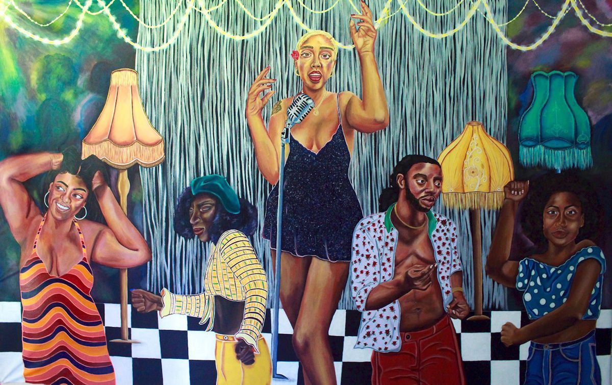 Black Womanhood Enchanting Paintings By Ariel Dannielle 7