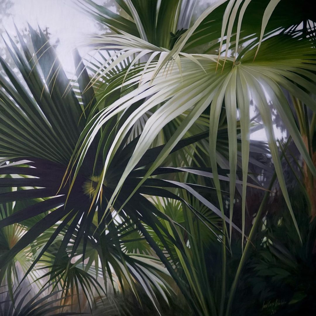 Exuberant Plant Paintings By Ieva Kampe Krumholca 3