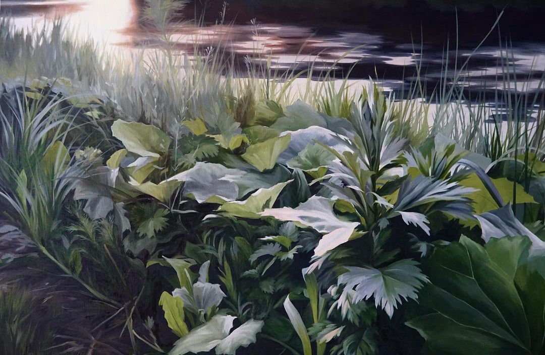 Exuberant Plant Paintings By Ieva Kampe Krumholca 7