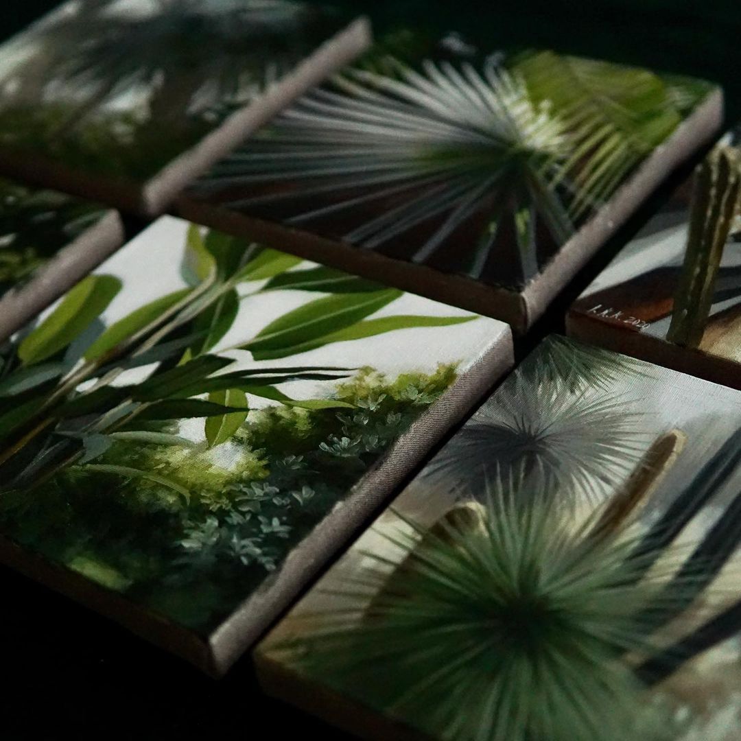 Exuberant Plant Paintings By Ieva Kampe Krumholca 8