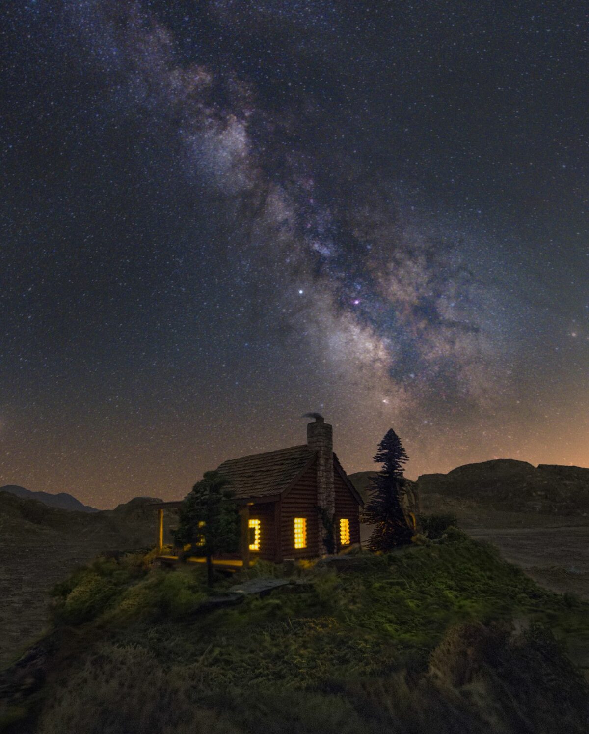 Fascinating Night Photographs Composed Of Miniature Houses By Samy Al Olabi 7