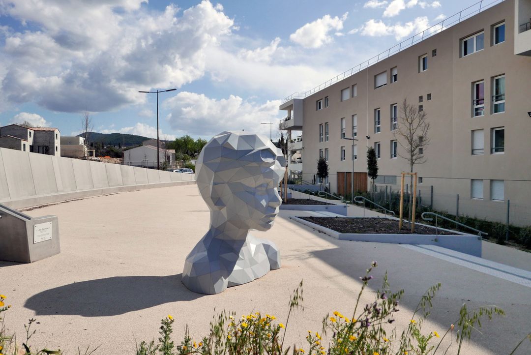 Incredible Geometric Public Space Sculptures By David Mesguich 10