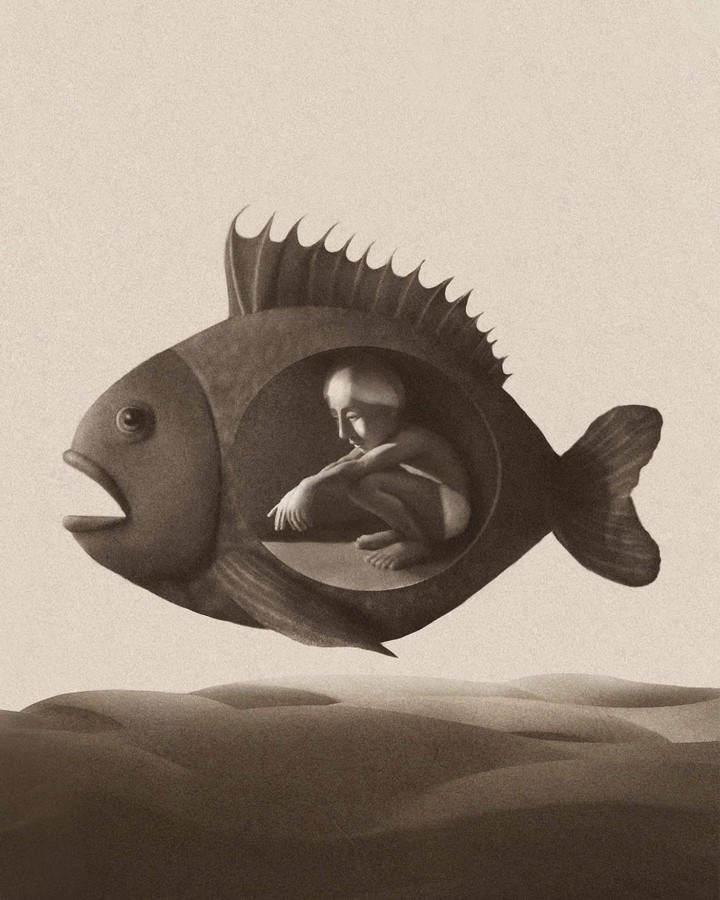 Intimate And Thoughtful Black And White Illustrations By Marco Palena 10