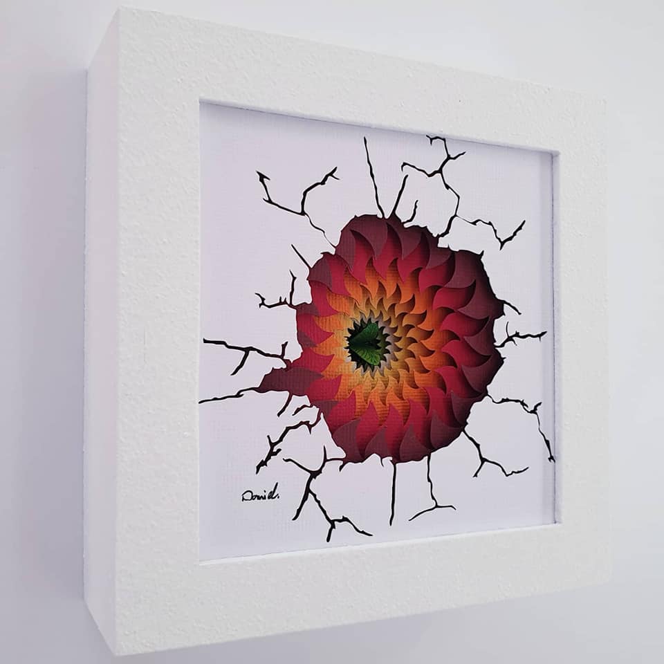 Mesmerizing Paper Sculptures Of Colorful Portals By Daniel A Du Preez 1