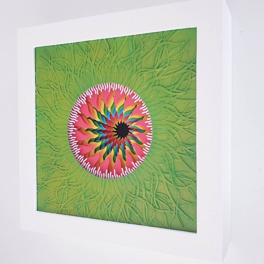 Mesmerizing Paper Sculptures Of Colorful Portals By Daniel A Du Preez 12