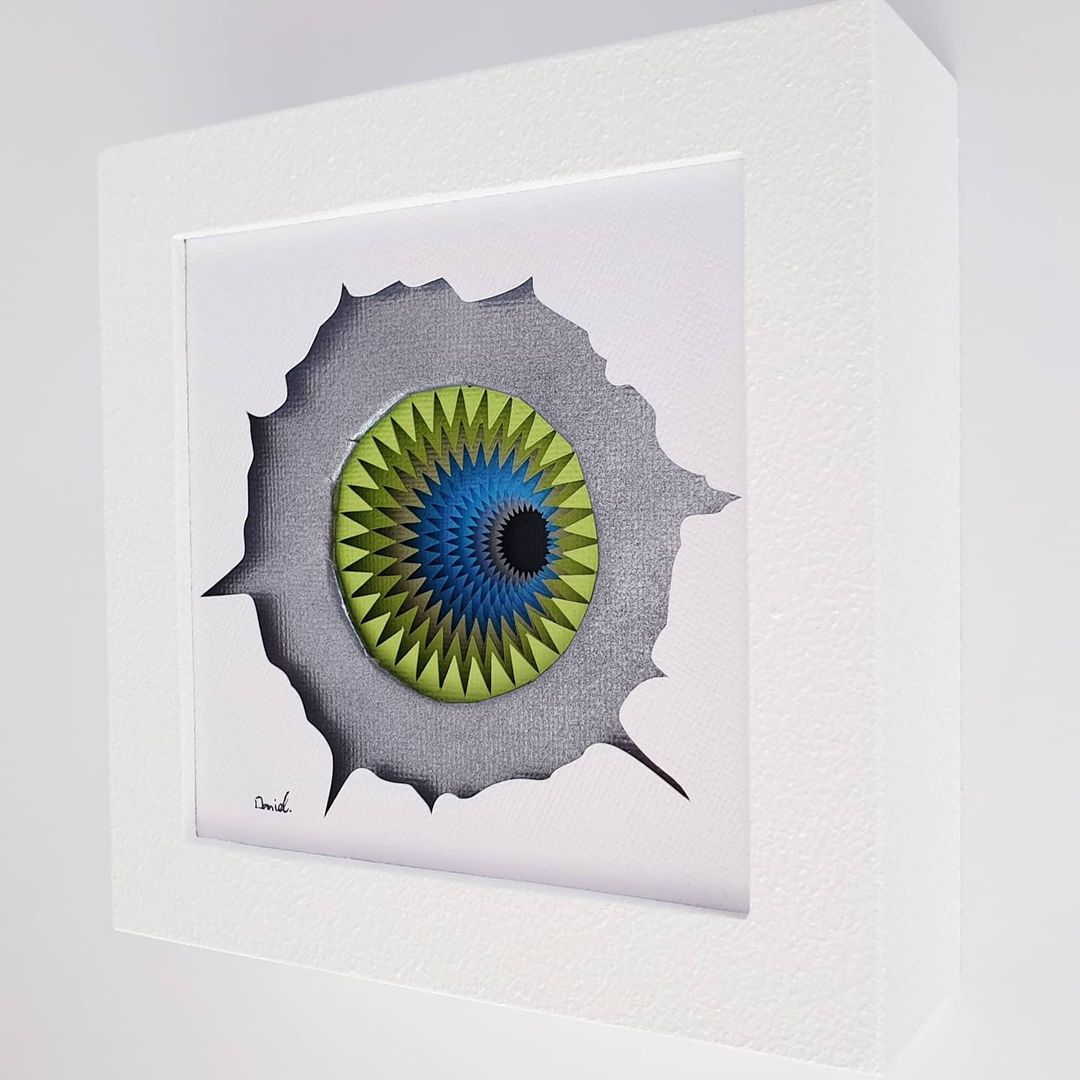 Mesmerizing Paper Sculptures Of Colorful Portals By Daniel A Du Preez 13