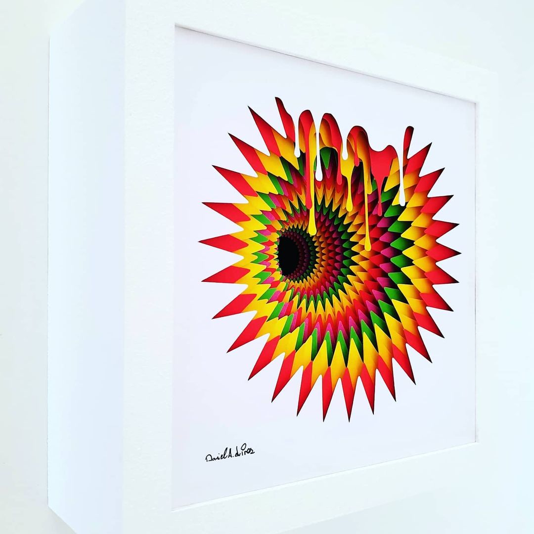 Mesmerizing Paper Sculptures Of Colorful Portals By Daniel A Du Preez 15