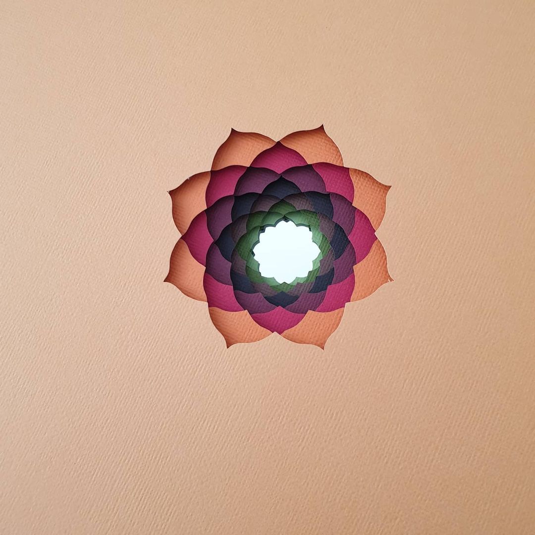 Mesmerizing Paper Sculptures Of Colorful Portals By Daniel A Du Preez 16
