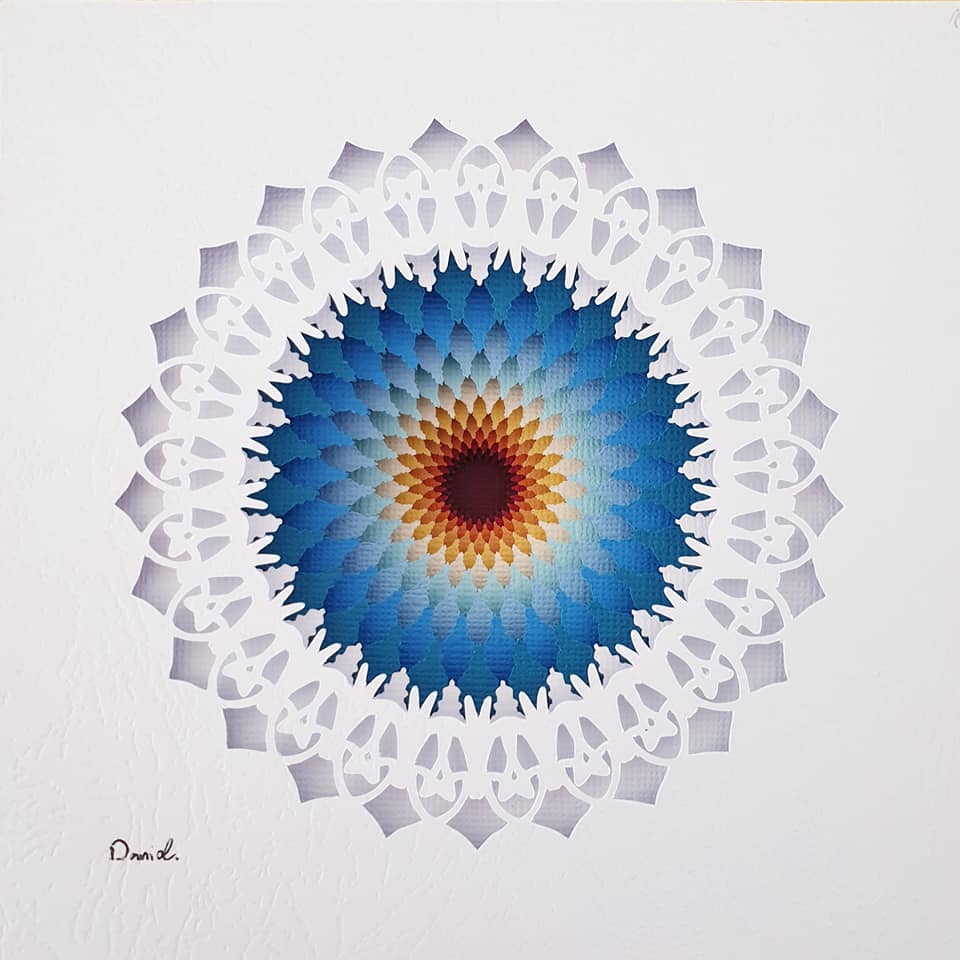 Mesmerizing Paper Sculptures Of Colorful Portals By Daniel A Du Preez 6