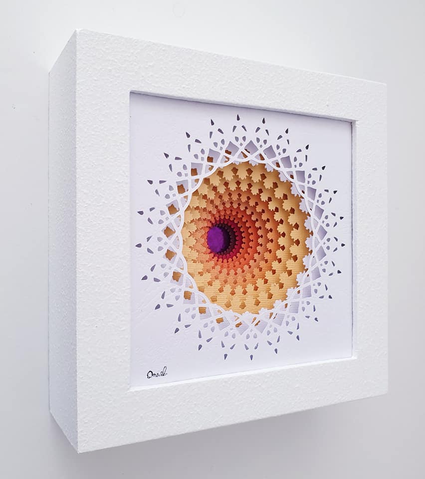 Mesmerizing Paper Sculptures Of Colorful Portals By Daniel A Du Preez 7