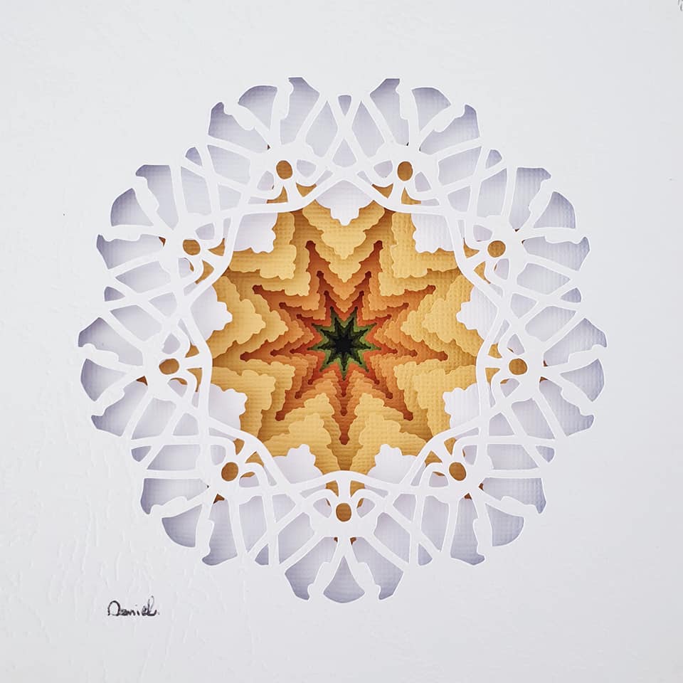 Mesmerizing Paper Sculptures Of Colorful Portals By Daniel A Du Preez 8