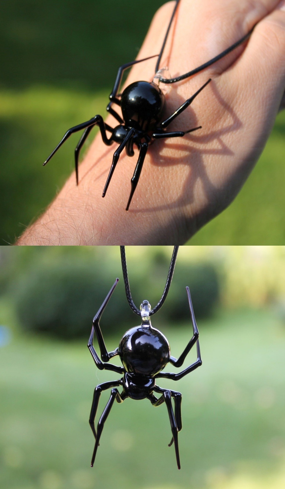 Striking Spider Glass Sculptures By Nikita Drachuk 6