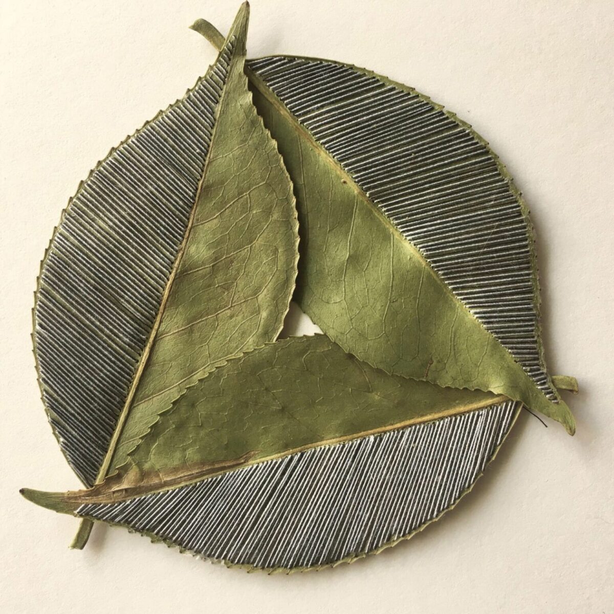 Beautiful Sculptures Of Dried Leaves Crocheted Delicate Patterns By Susanna Bauer 13