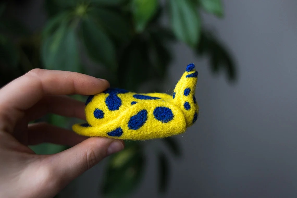 Colorful Needle Felted Sea Slugs By Arina Borevich 1
