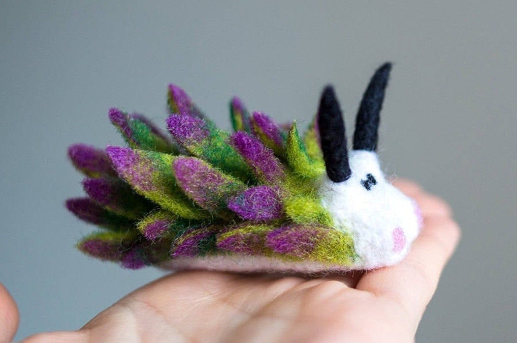 Colorful Needle Felted Sea Slugs By Arina Borevich 10