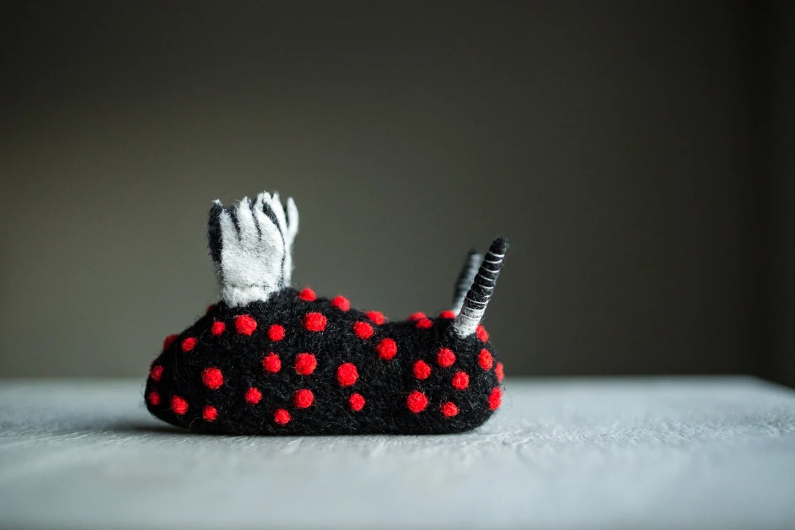Colorful Needle Felted Sea Slugs By Arina Borevich 2