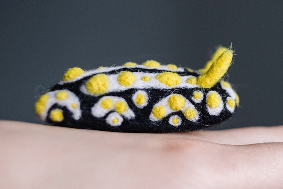 Colorful Needle Felted Sea Slugs By Arina Borevich 7