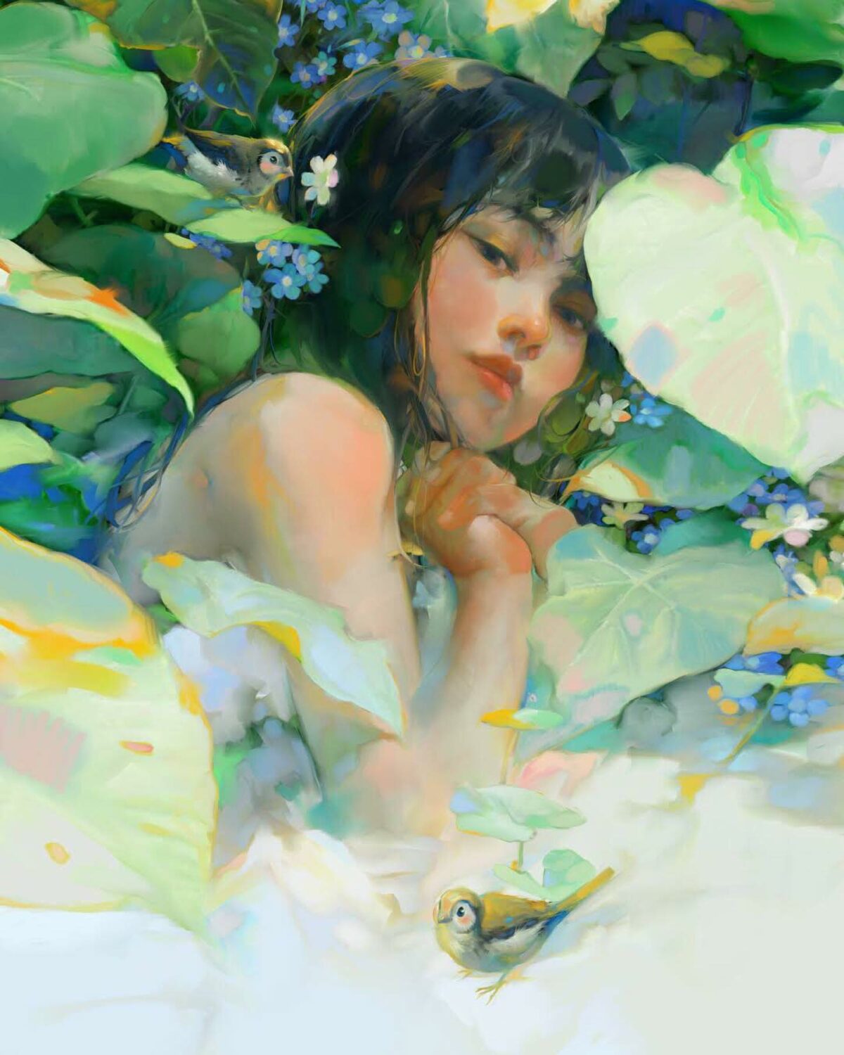 Ethereal Girls Delicate Digital Paintings Of Thanh Nhan 13