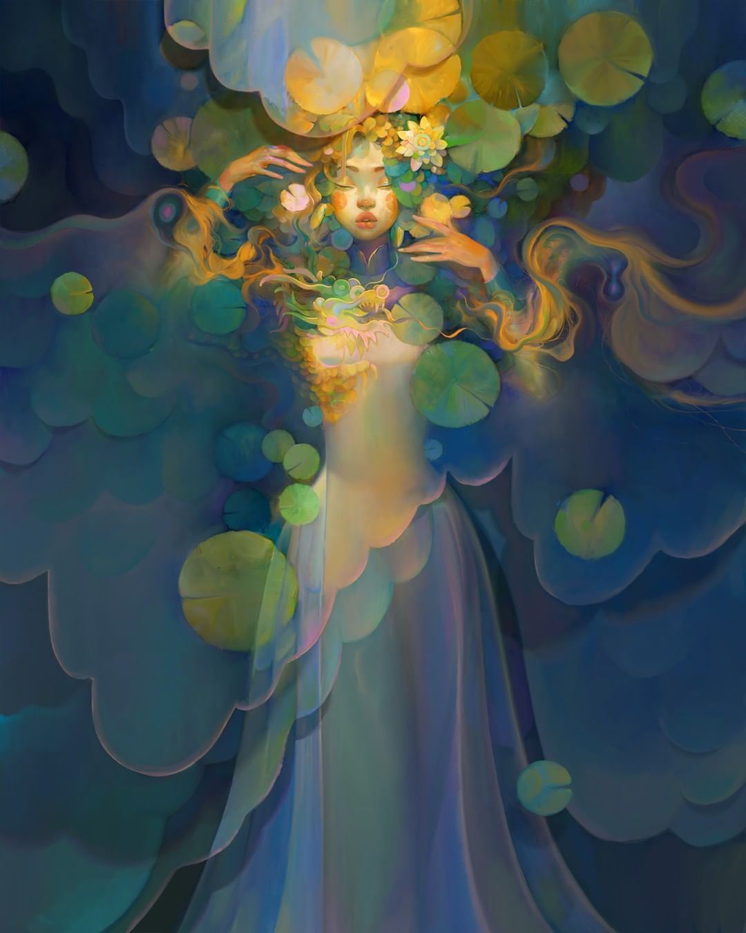 Ethereal Girls Delicate Digital Paintings Of Thanh Nhan 5