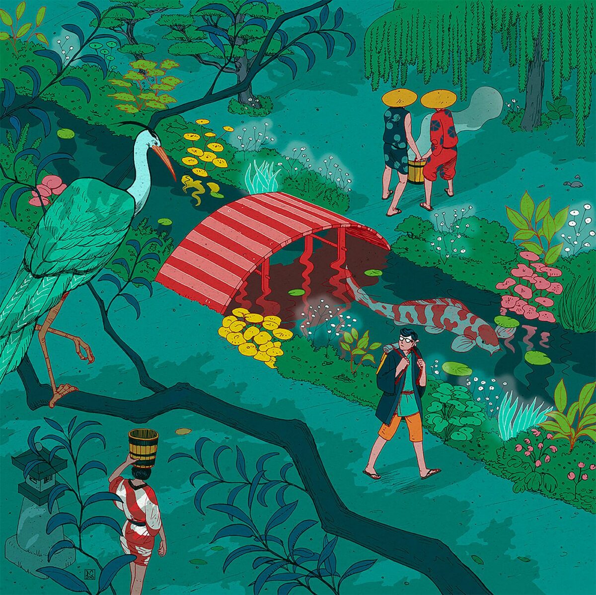 Fascinating Japan Inspired Illustrations By Nicolas Castell 1