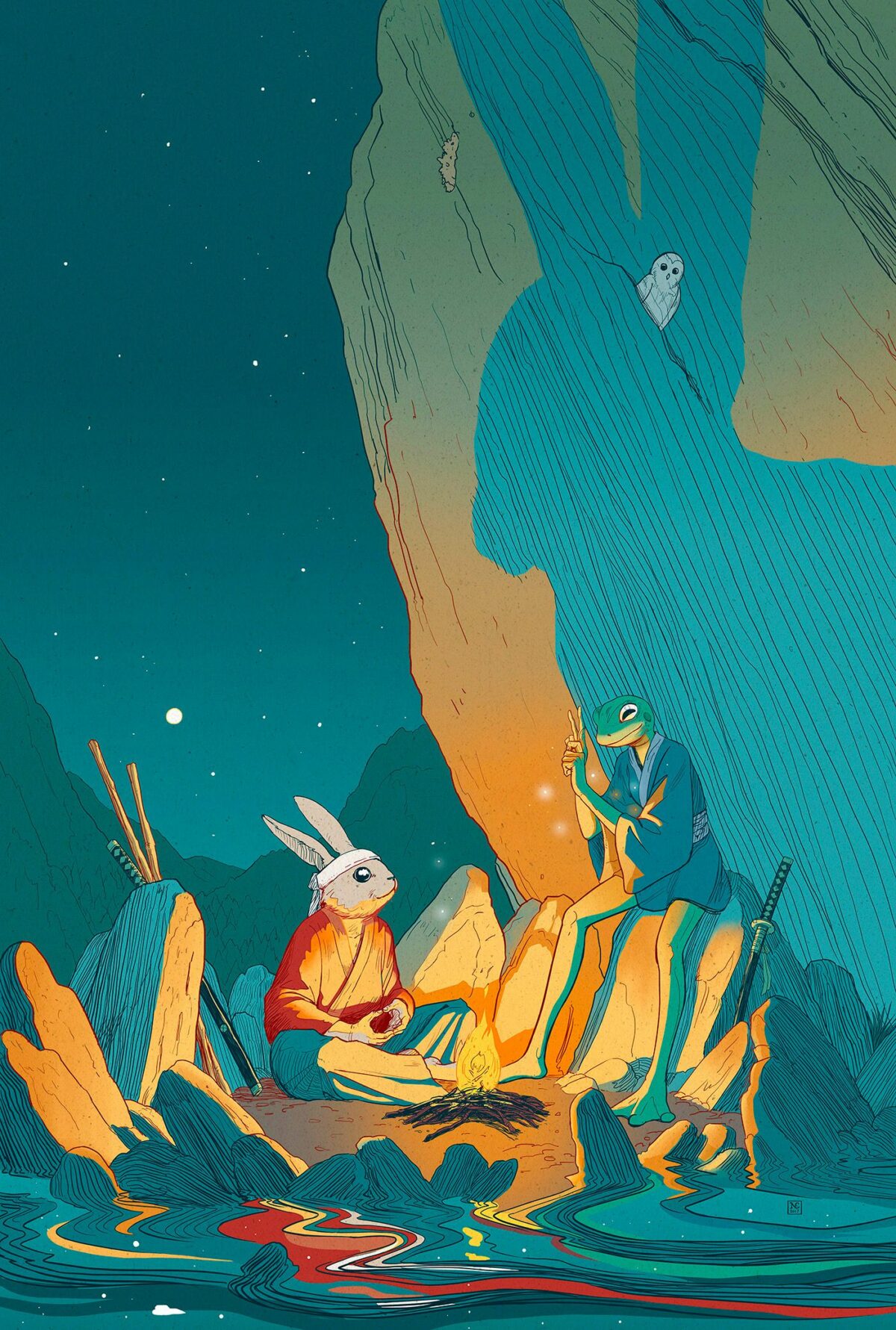 Fascinating Japan Inspired Illustrations By Nicolas Castell 10