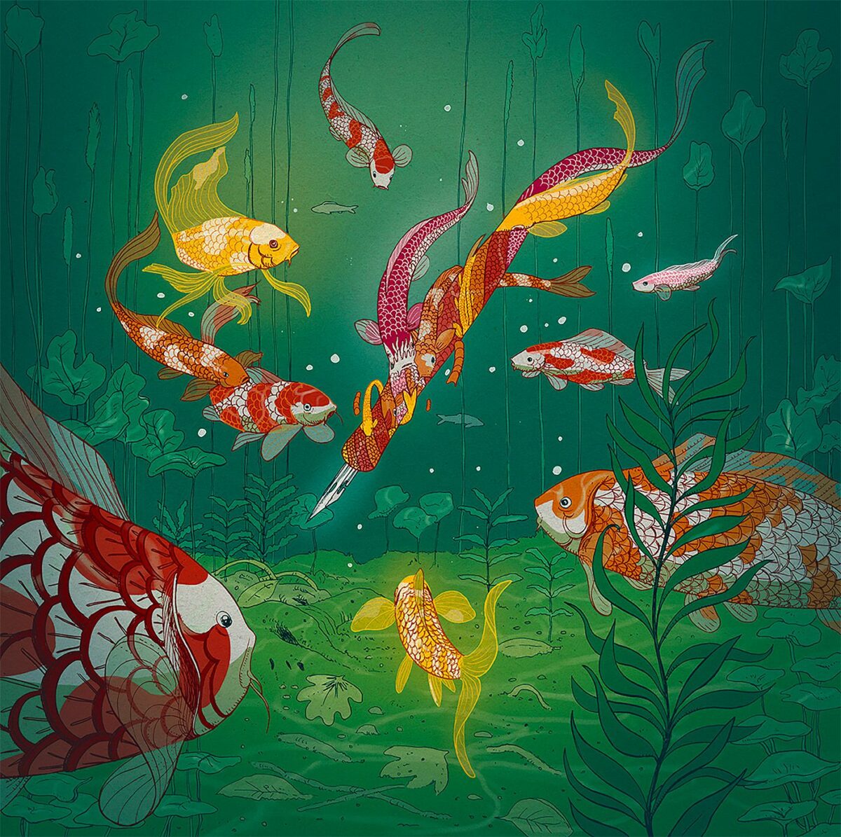 Fascinating Japan Inspired Illustrations By Nicolas Castell 2