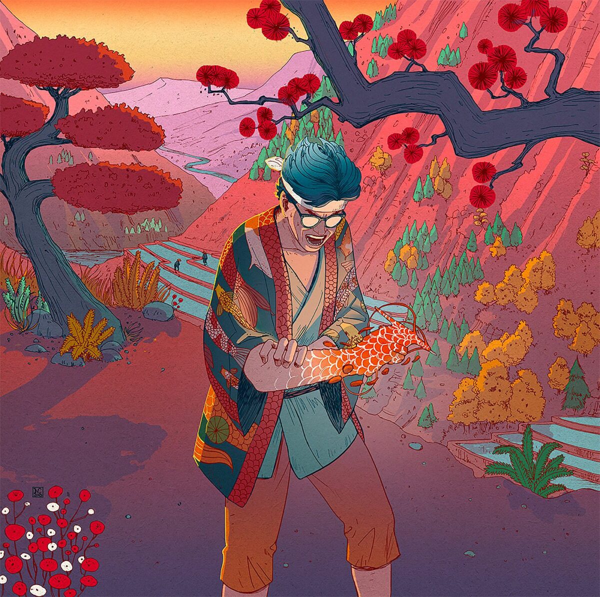 Fascinating Japan Inspired Illustrations By Nicolas Castell 4