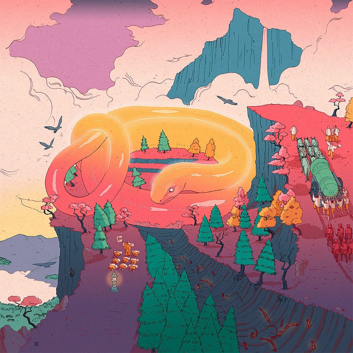 Fascinating Japan Inspired Illustrations By Nicolas Castell 6