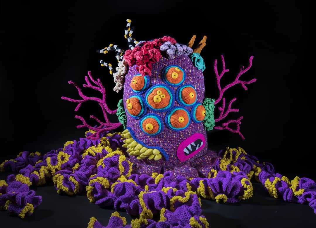 Fragile Ecologies Otherworldly Embroidered Coral Like Ecosystems By Mulyana 12