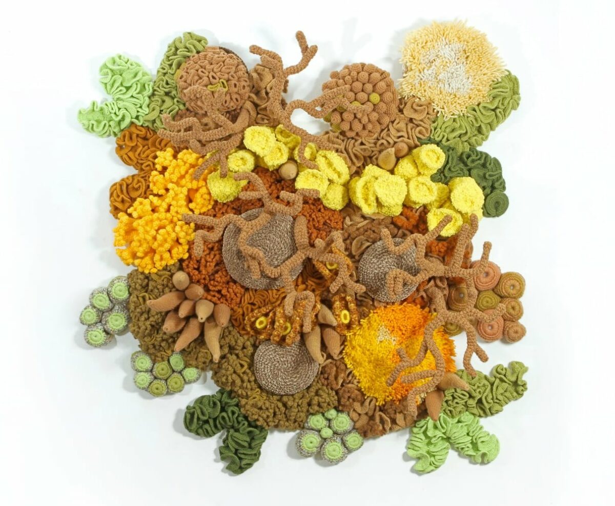 Fragile Ecologies Otherworldly Embroidered Coral Like Ecosystems By Mulyana 4